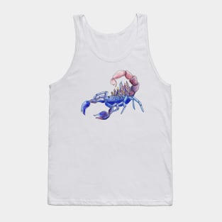 Watercolor Crystal Scorpion Tank Top